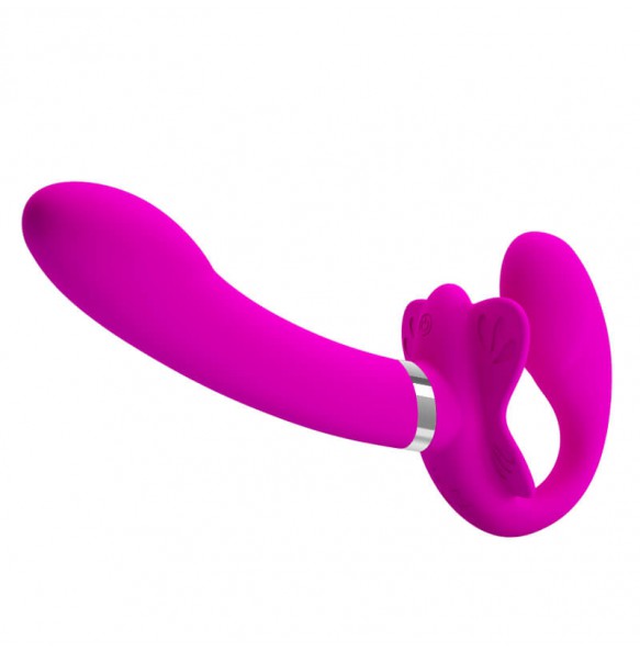 PRETTY LOVE - Valarie Dual-Motor Vibration Wearable (Chargeable - Red Rose)